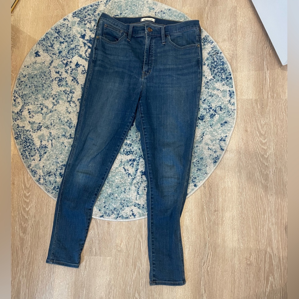 Madewell Dark Blue Skinny Jeans